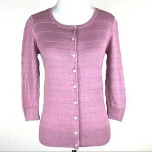 The Limited sweater size XS pink mauve cardigan